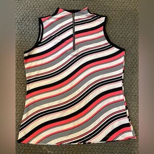 TAIL Sleeveless Active Shirt Womens Sze Medium Golf Pickleball Errands Stay Cute